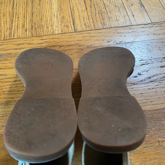 Madewell The Boardwalk Ankle Strap Leather Metallic Sz Women’s 8 - Picture 11 of 15